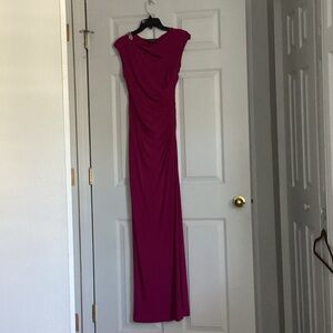 Lauren Ralph Lauren Magenta Maxi Dress
